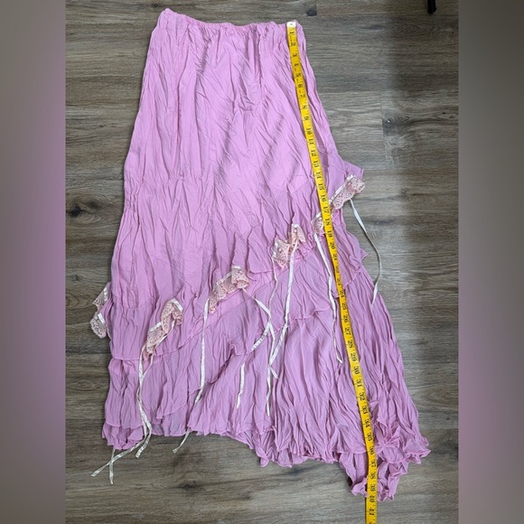 BOHO DOllS ASYMMETRICAL MIDI SKIRT S-M - Picture 8 of 10